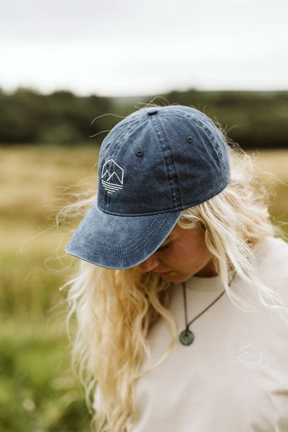 Washed Navy Cap