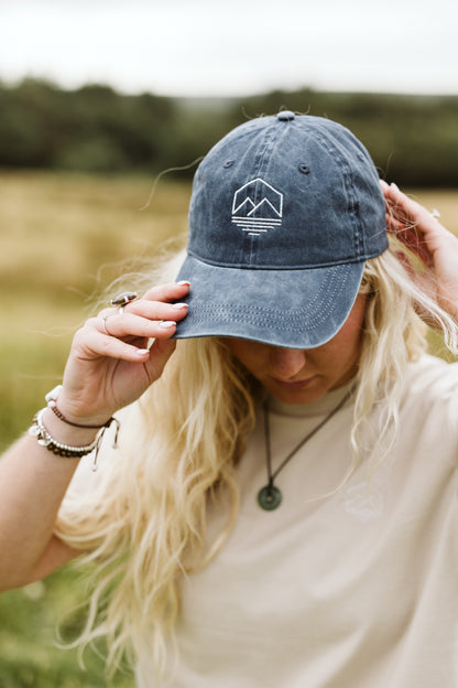 Washed Navy Cap